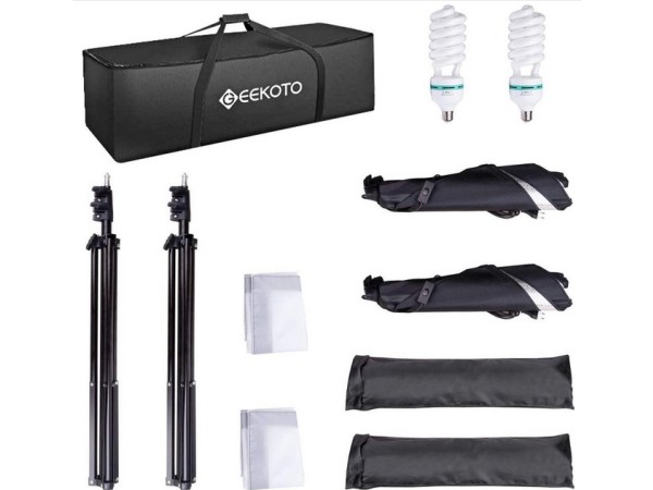 Geekoto softbox set fotostudio 50 x 70cm - Afbeelding 2