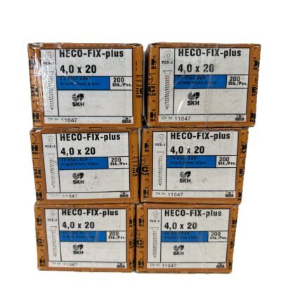 1200 Heko fix plus T15 - schroeven 4.0 x 20 - 6 x 200 stuks