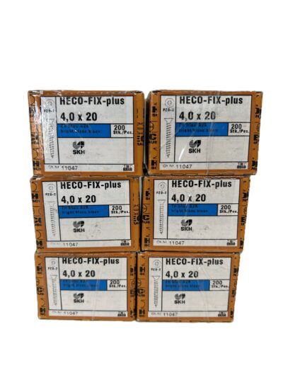 1200 Heko fix plus T15 – schroeven 4.0 x 20 – 6 x 200 stuks