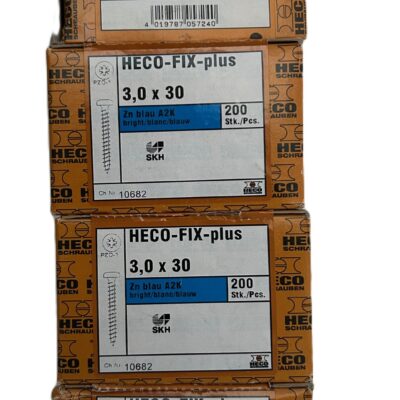 800 Heko fix plus T15 - schroeven 3.0 x 30 - 4 x 200 stuks