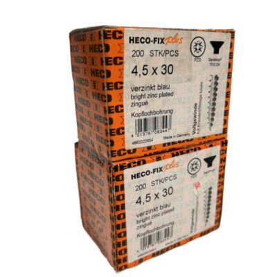 Heko fix plus PZD - schroeven 4.5 x 30 - 2 x 200 stuks
