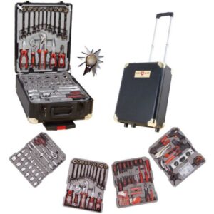 Swiss Kraft 356 delige gereedschapskoffer Black Gold