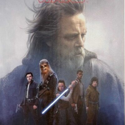 Starwars op canvas doek 60 x 90 cm The Last Jedi