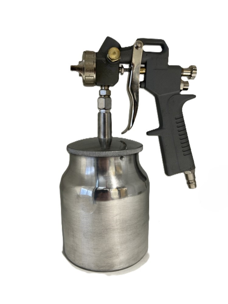 Pneumatische verfspuit met onder beker