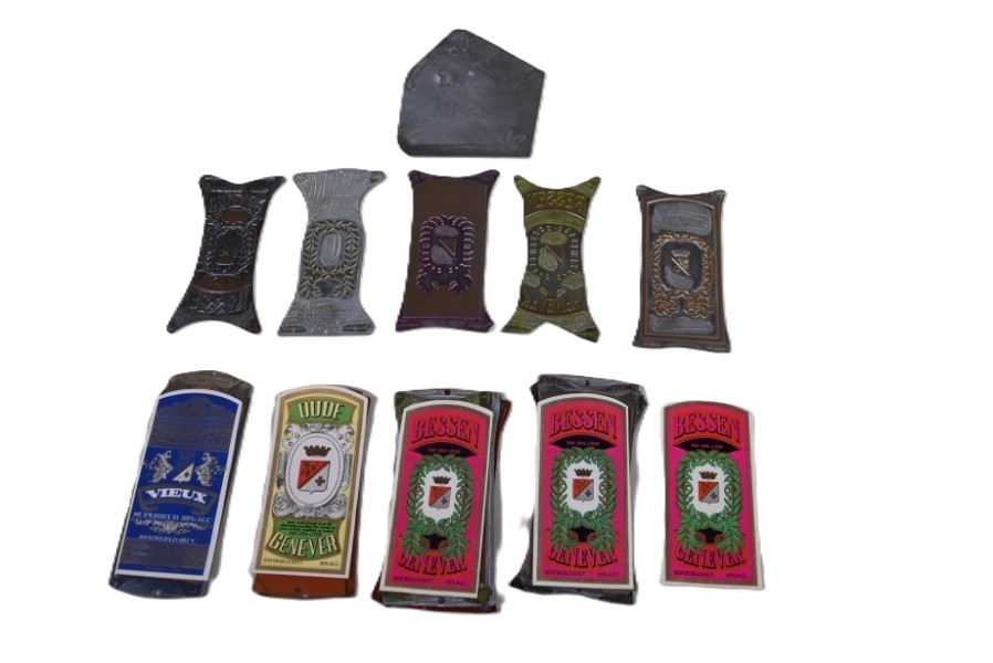 Voor 5 stuks vintage “oude jenever” etiketten. - Afbeelding 8