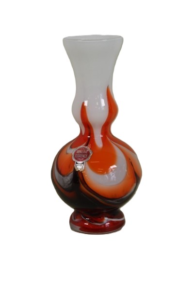 Opaline Florence vaas hoogte 21cm, in goede staat. - Afbeelding 4