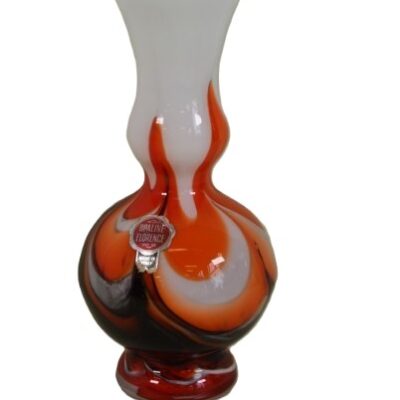 Opaline Florence vaas hoogte 21cm, in goede staat.