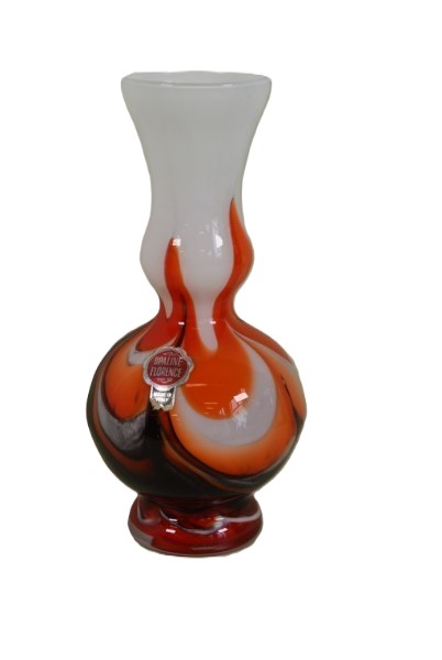 Opaline Florence vaas hoogte 21cm, in goede staat. - Afbeelding 5