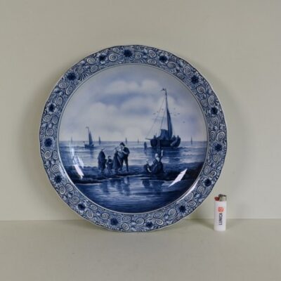 VILLEROY& BOCH  "delfts blauw", Doorsnede 40 cm. In goede staat No. 5242