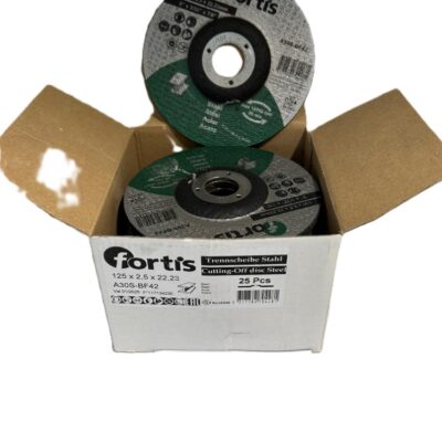 25 Fortis slijpschijven 125 x 1.6 x22.23