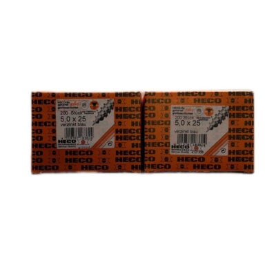 Heko fix T25- schroeven 50 x 25 - 2 x 200 stuks