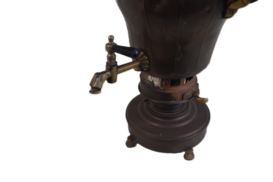 Samovar 45 cm koper - Afbeelding 2