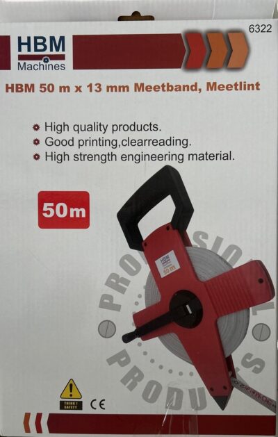 HBM Meetlint 50 meter x 13mm