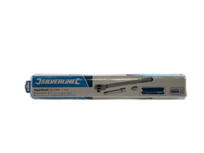 Silverline momentsleutel 1/2″28-210 Nm in koffer met adapter 3/8 x 1/2″en verlengstuk
