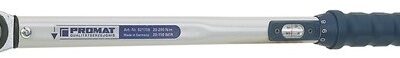 Promat momentsleutel 20-200 Nm1/2"