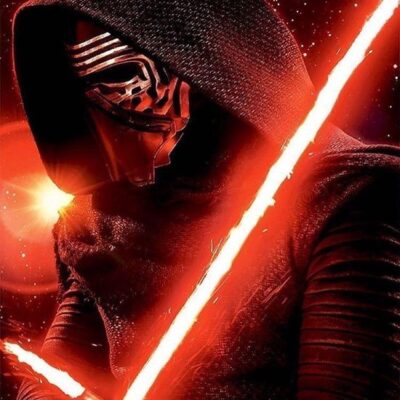 Starwars op canvas doek 60 x 90 cm