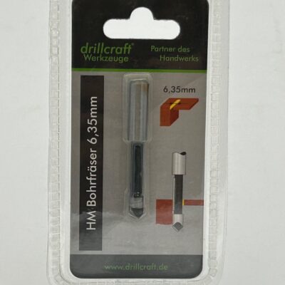 Drillcraft Hardmetalen boor Voor alle soorten uitsparingen. 6.35mm 5550
