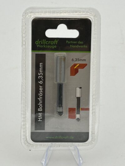 Drillcraft Hardmetalen boor Voor alle soorten uitsparingen. 6.35mm 5550
