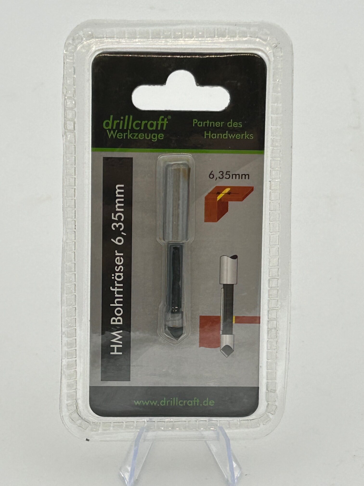 Drillcraft Hardmetalen boor Voor alle soorten uitsparingen. 6.35mm 5550 - Afbeelding 3