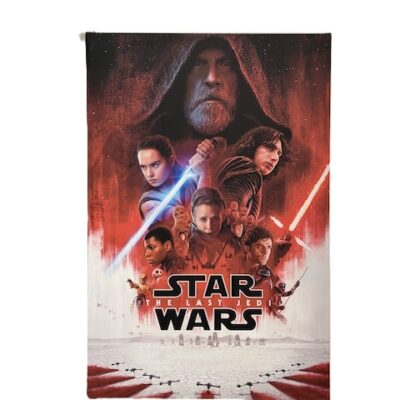 Starwars op canvas doek 60 x 90 cm The Last Jedi
