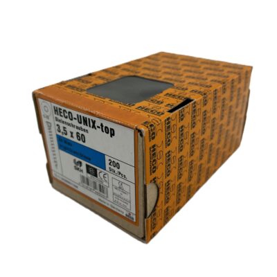 Heko-Unix-top schroeven T10 3.5 x 60 - 200 stuks