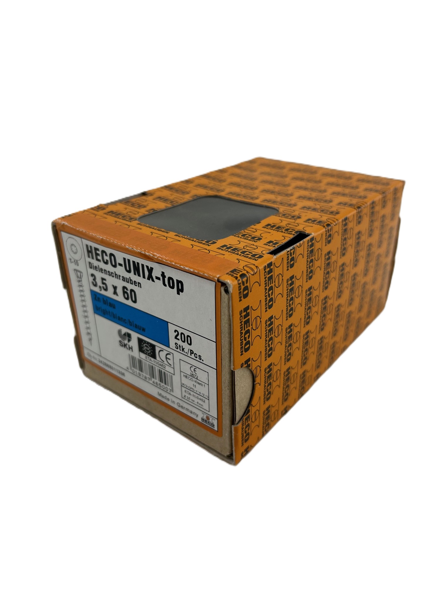 Heko-Unix-top schroeven T10 3.5 x 60 – 200 stuks - Afbeelding 3