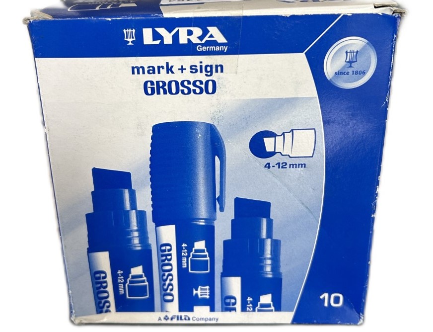 LYRA doos met 10 dikke stiften