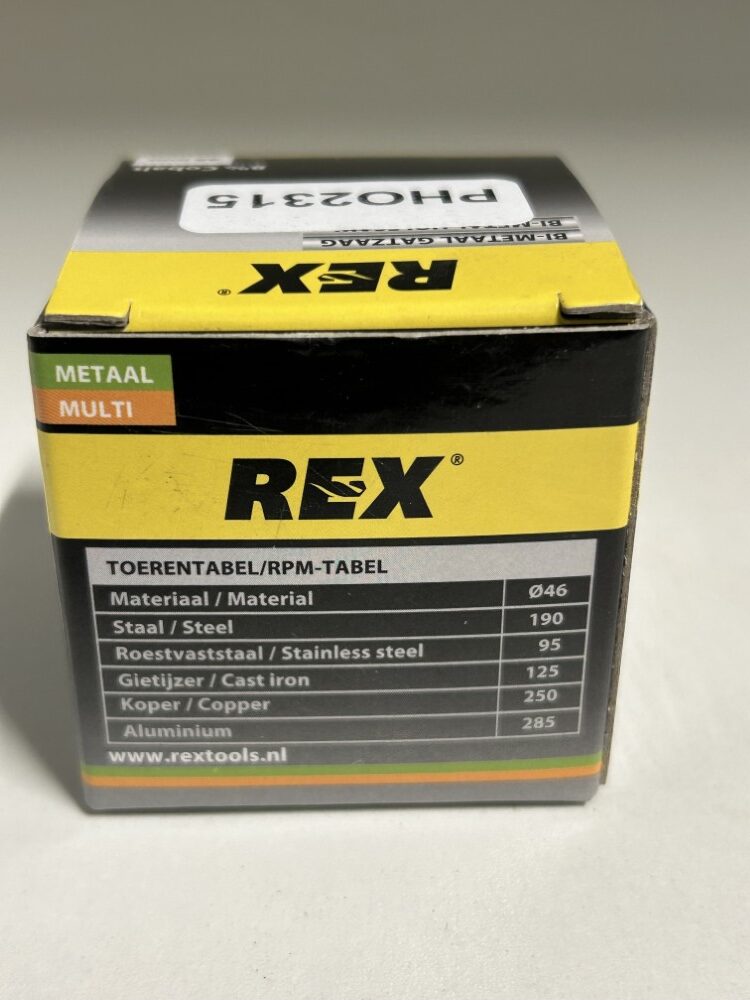 REX Bi-metaal gatzaag