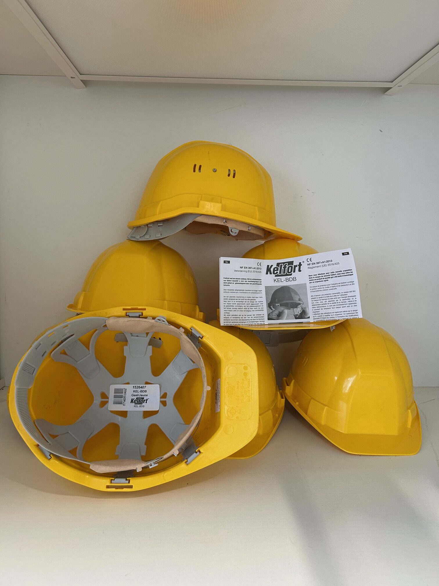 7 x Kelfort Veiligheidshelm