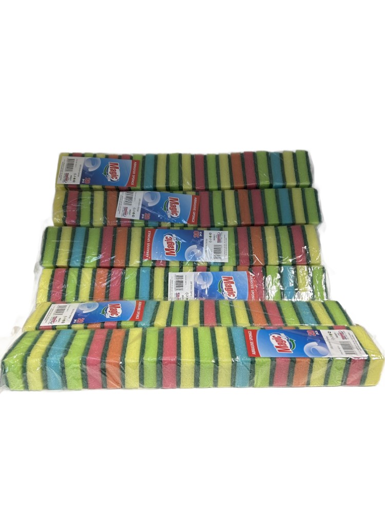 6 x 20 sponsjes Magic Clean