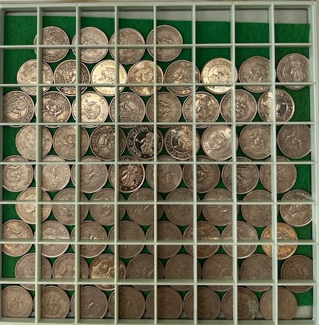1 Kastje met 4 laden met 290 munten - Afbeelding 3