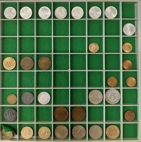 1 Kastje met 4 laden met 60 munten - Afbeelding 5