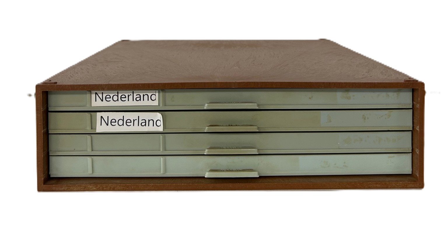 1 Kastje met 4 laden met 108 munten - Afbeelding 5