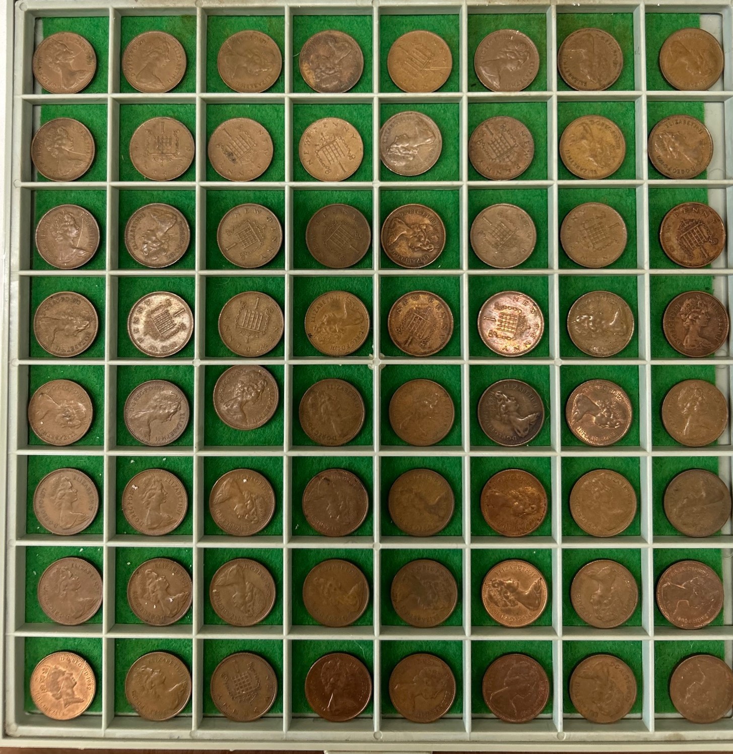 2 Kastjes met 4 laden met 244 munten - Afbeelding 5