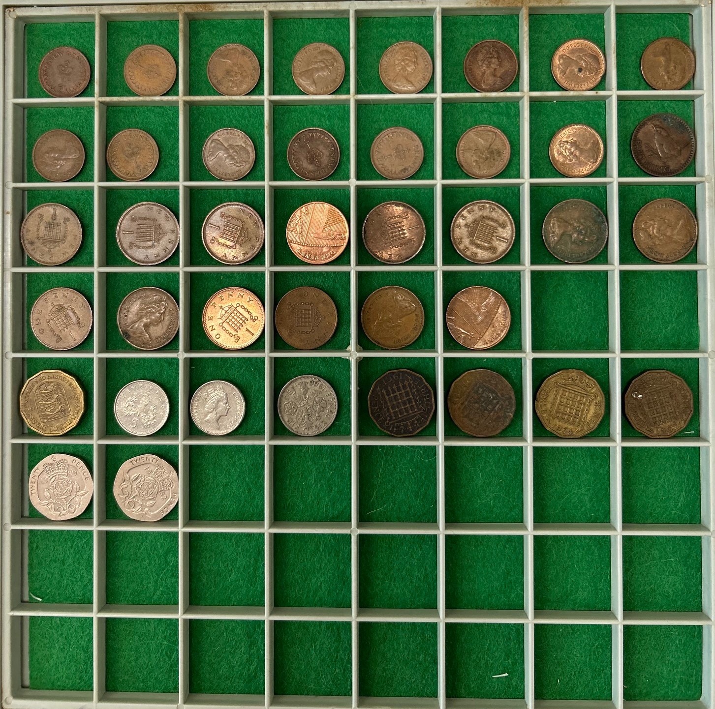 2 Kastjes met 4 laden met 244 munten - Afbeelding 6