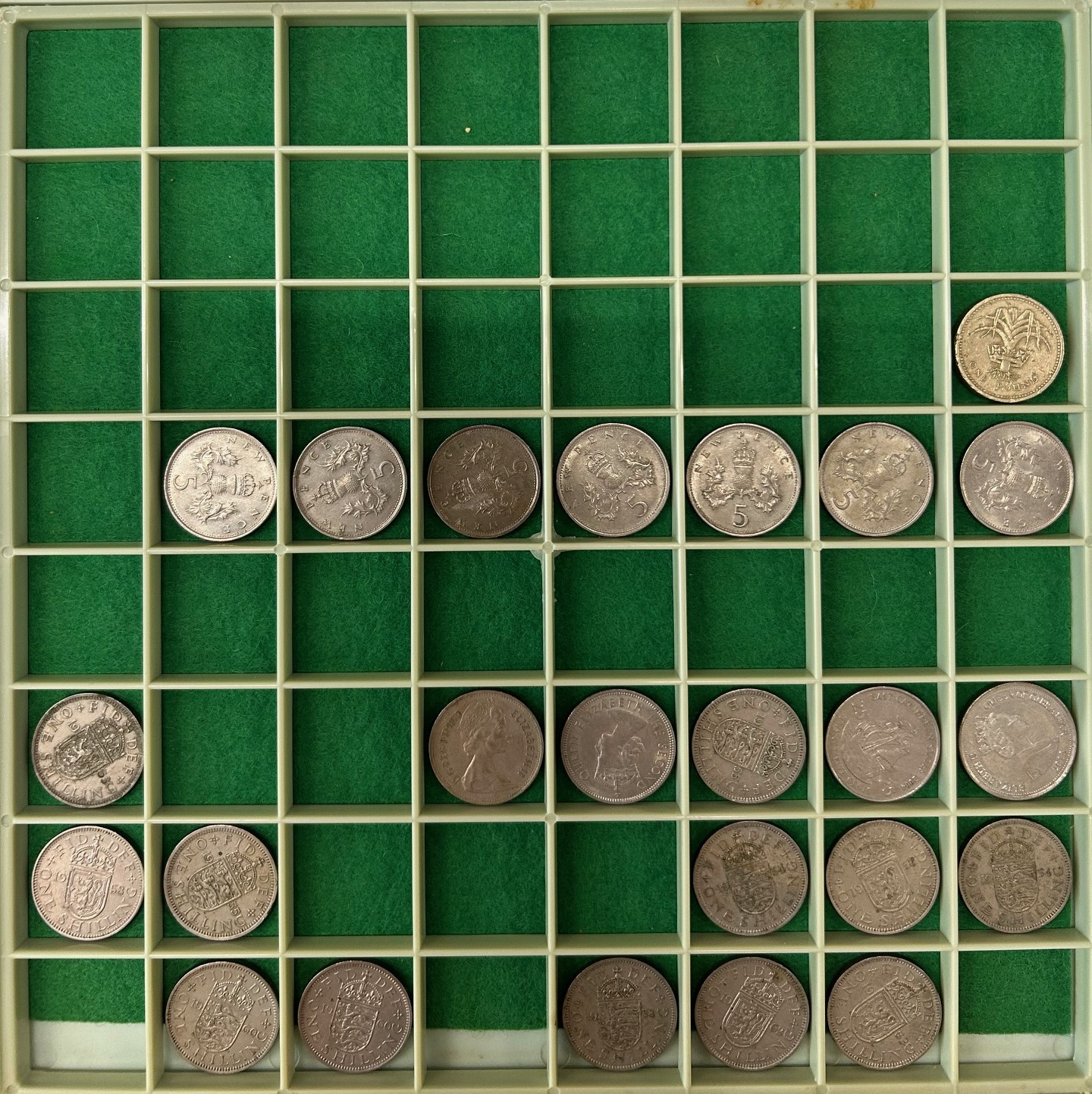 2 Kastjes met 4 laden met 244 munten - Afbeelding 8