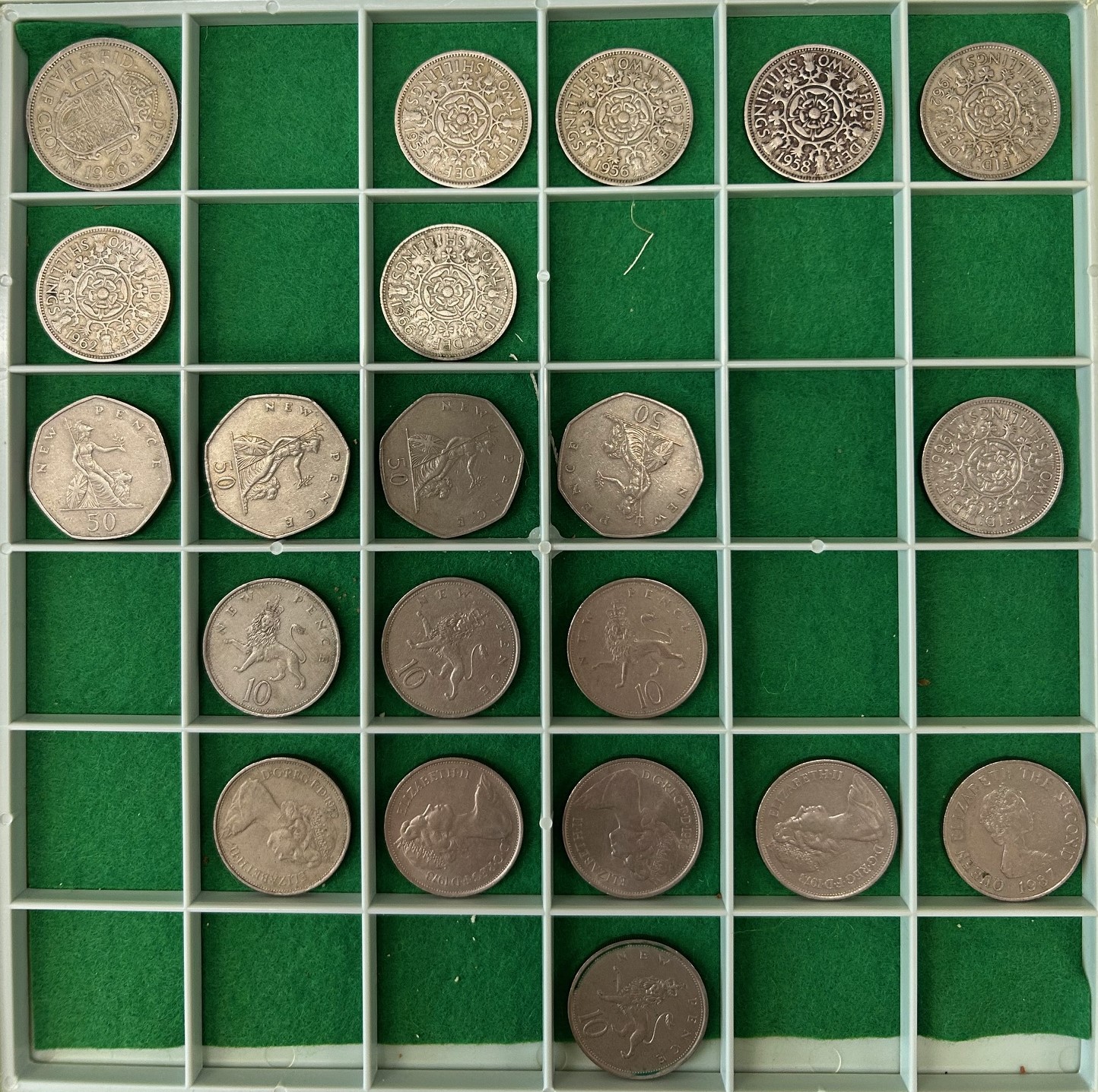 2 Kastjes met 4 laden met 244 munten - Afbeelding 9