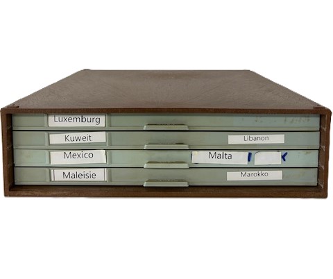 1 Kastje met 4 laden met 62 munten - Afbeelding 6