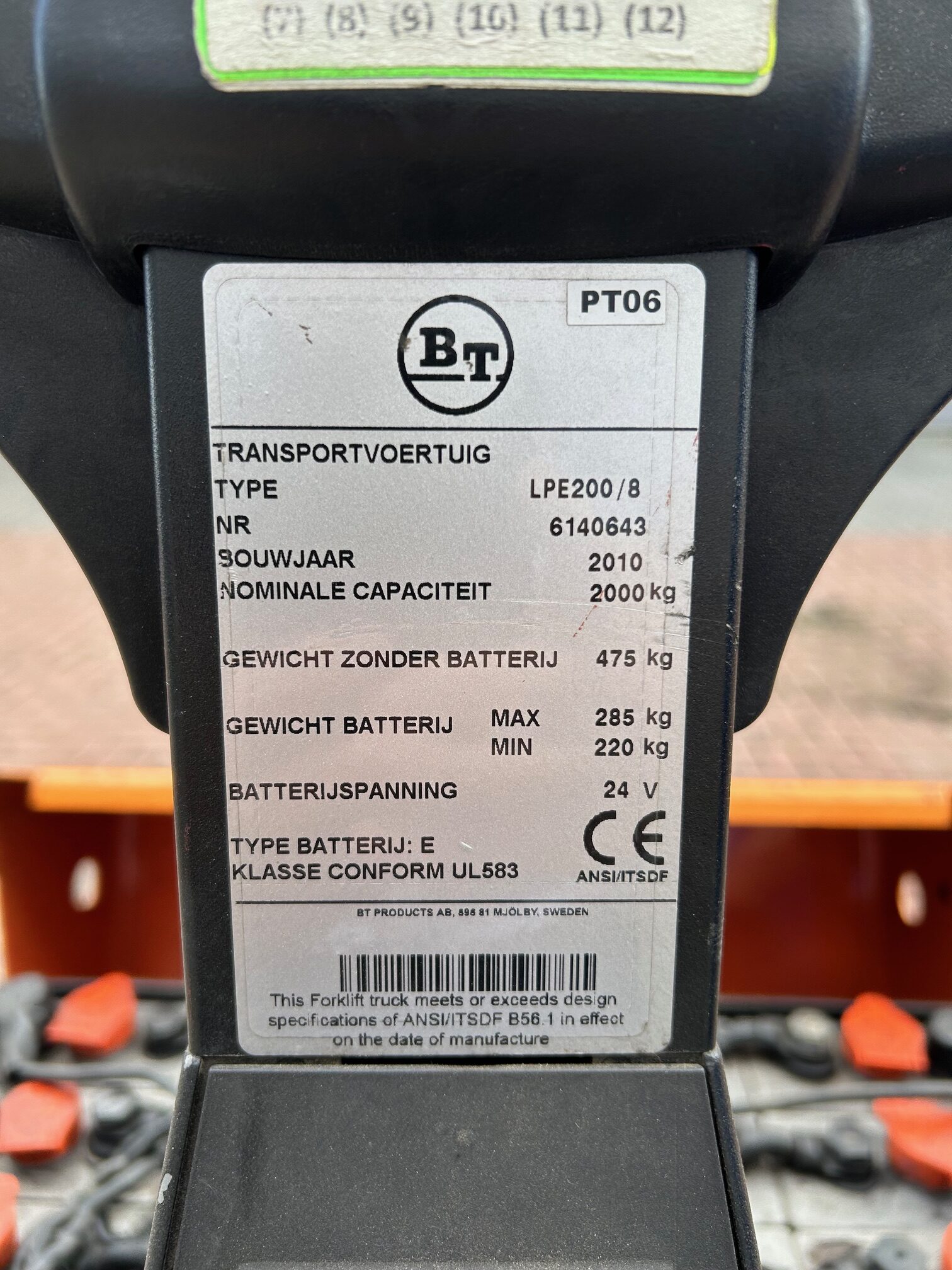 BT electrische pallet wagen - Afbeelding 3