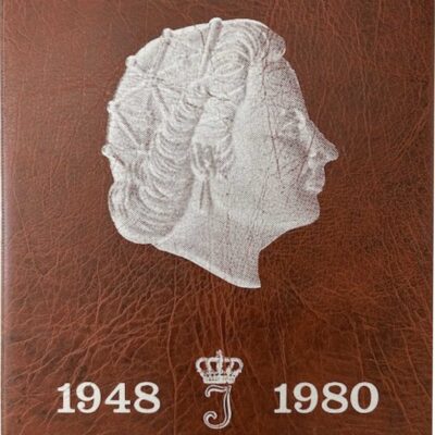 Muntenalbum voor Nederlandse munten van de jaren 1948-1980 met 147 munten