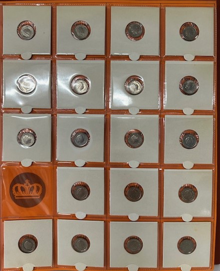 Muntenalbum voor Nederlandse munten van de jaren 1948-1980 met 147 munten - Afbeelding 6