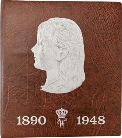 Muntenalbum voor Nederlandse munten van de jaren 1890-1948 met 69 munten