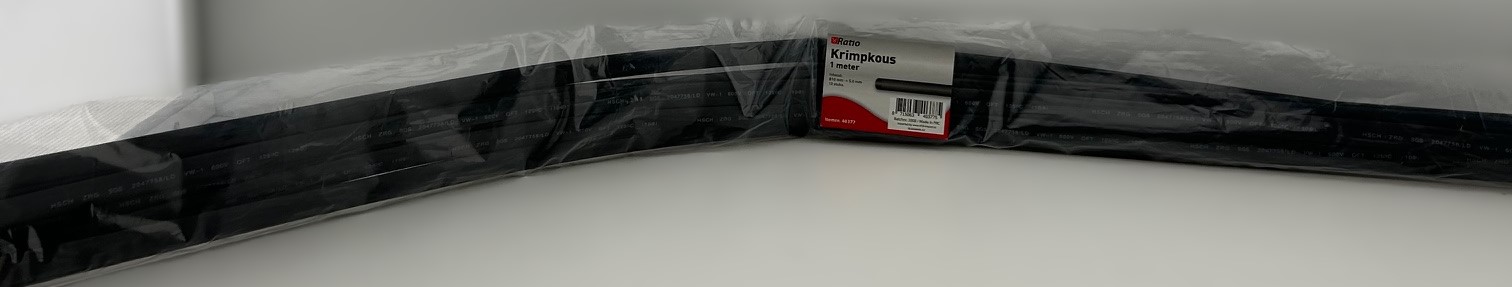 10 x RATIO Krimpkous zwart ø10 mm – 5 mm 1 mtr - Afbeelding 3