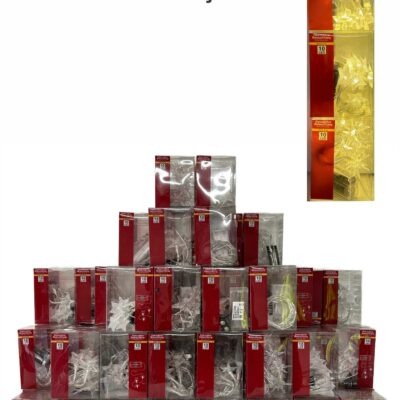 72 x Acryl licht kettingen kerst (3verschillende)