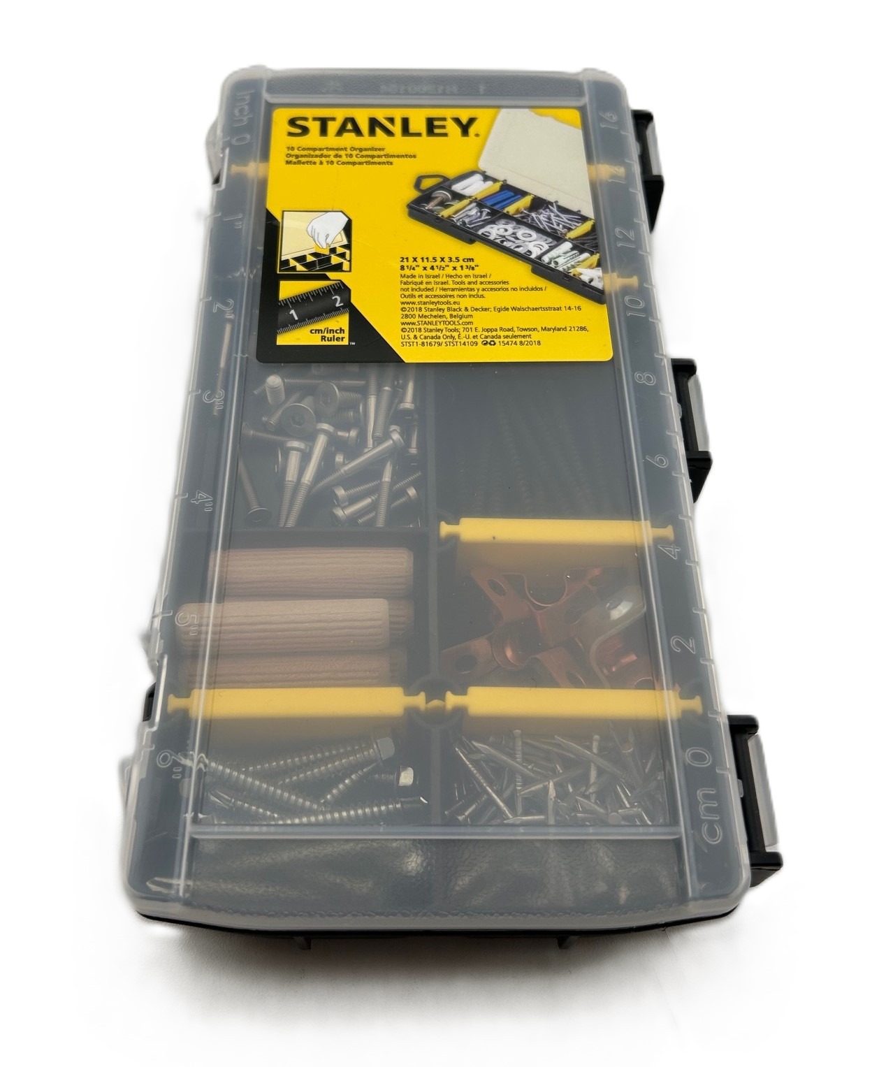 Stanley assortimentsbox met inhoud ijzerwaren - Afbeelding 2