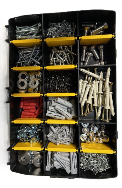 Stanley assortimentsbox met inhoud ijzerwaren