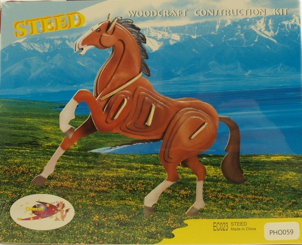 3d Puzzle Horse Color