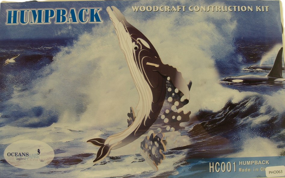 3d Puzzle Whale Color