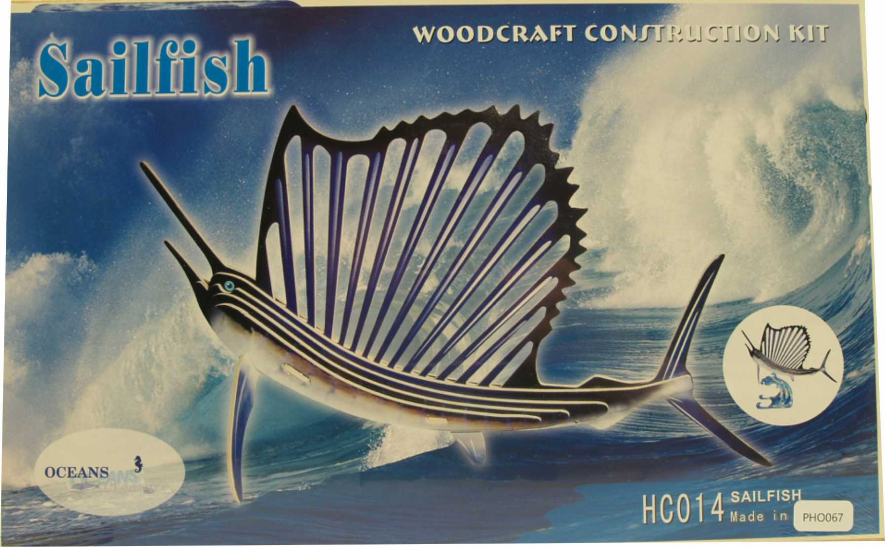 3d Puzzle Flying fish Color