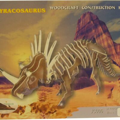 3d Puzzle Styracosaurus Color
